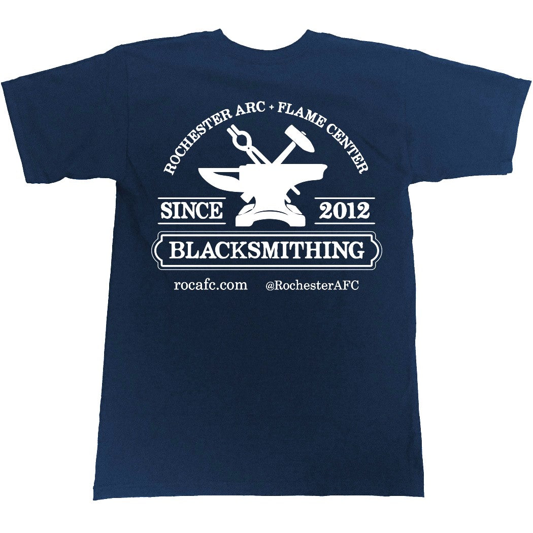 洋楽 Mark A. Smith & Uni' Tee Blacksmithing T-Shirt – Rochester Arc + Flame Center