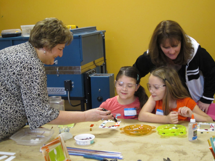 Glass Fusing Girl Scout