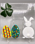 Glass Fusing Sampler | Easter Eggs / St. Patrick's Plate